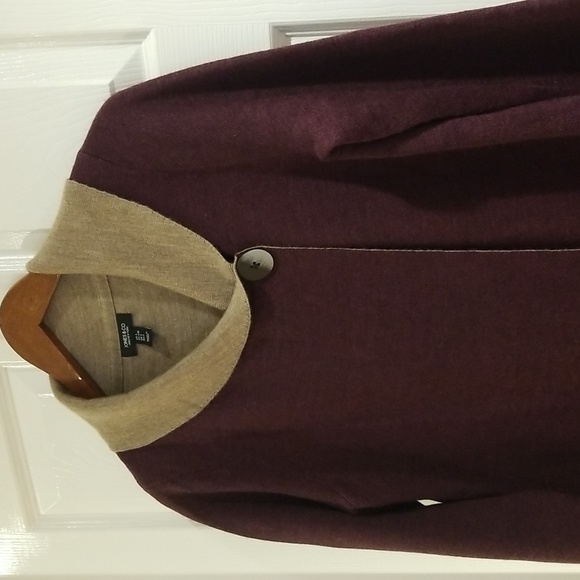 Jones & Co jones Newyork Button top wool blend sweater two color - Picture 2 of 4